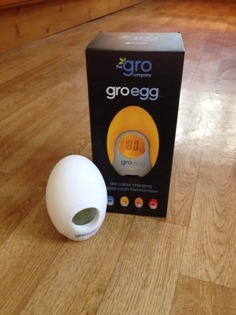 The Gro Company Gro-Egg Room Thermometer Baby Nursery Nightlight NEW With  Cover