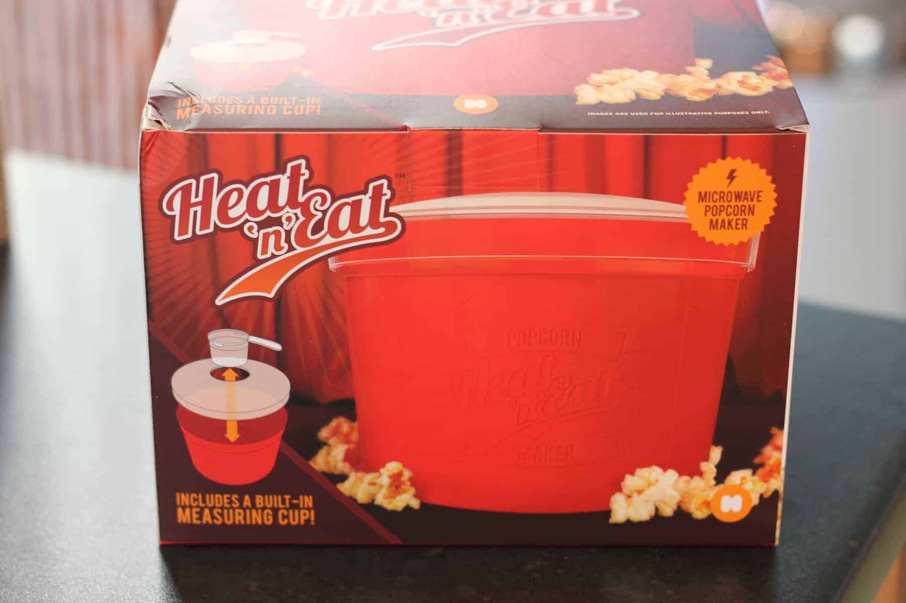 Premium Microwave Popcorn Popper - Red 