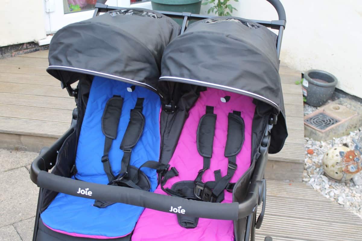 joie double buggy newborn insert