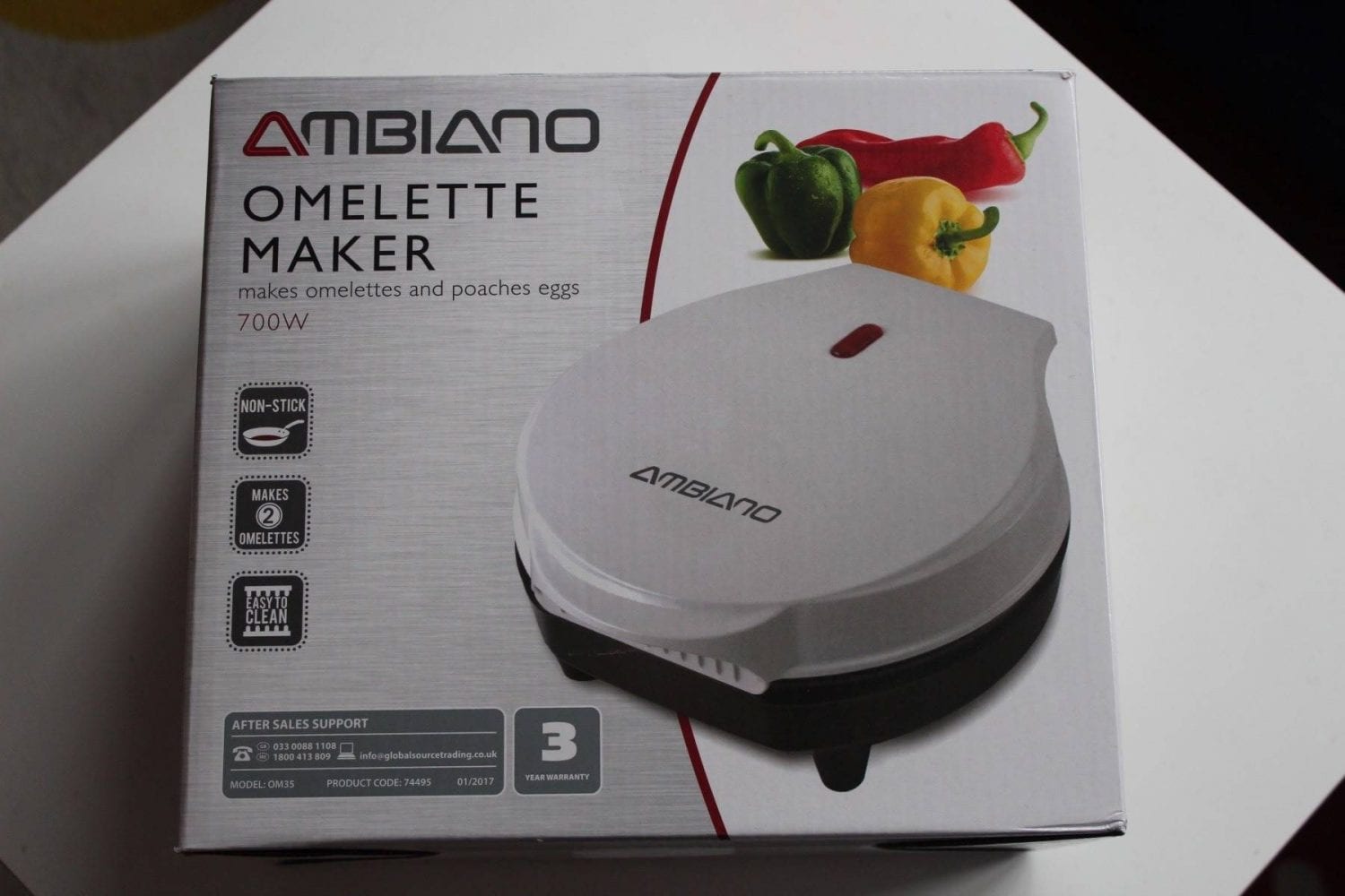 Omelette Maker Aldi Ambiano the quick way to make omelettes review