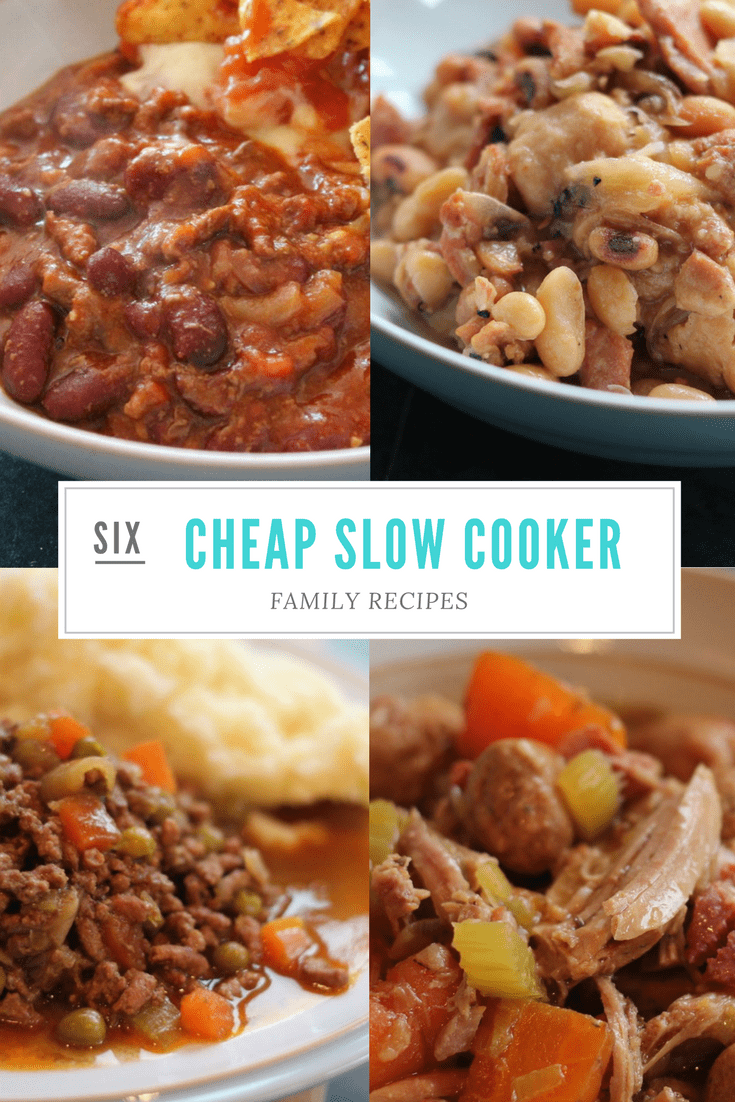 6 Cheap Slow Cooker Recipes for the Family - What the Redhead said