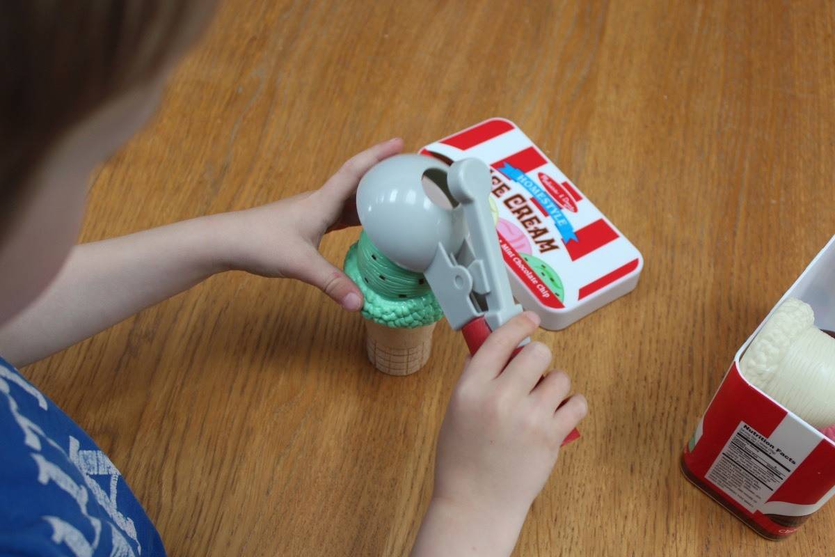 Melissa and Doug Scoop & Stack Ice Cream Cone Playset Review - What the  Redhead said