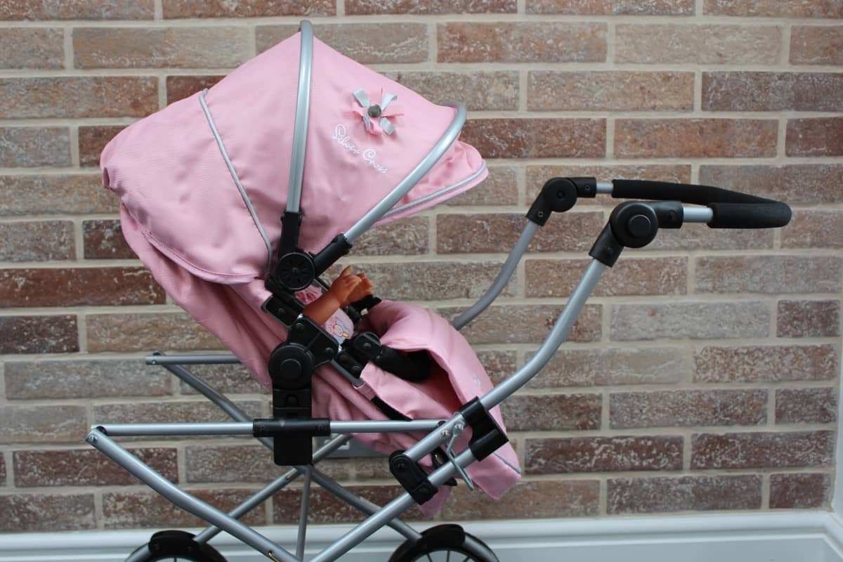 Silver cross sleepover cheap dolls pram eton grey