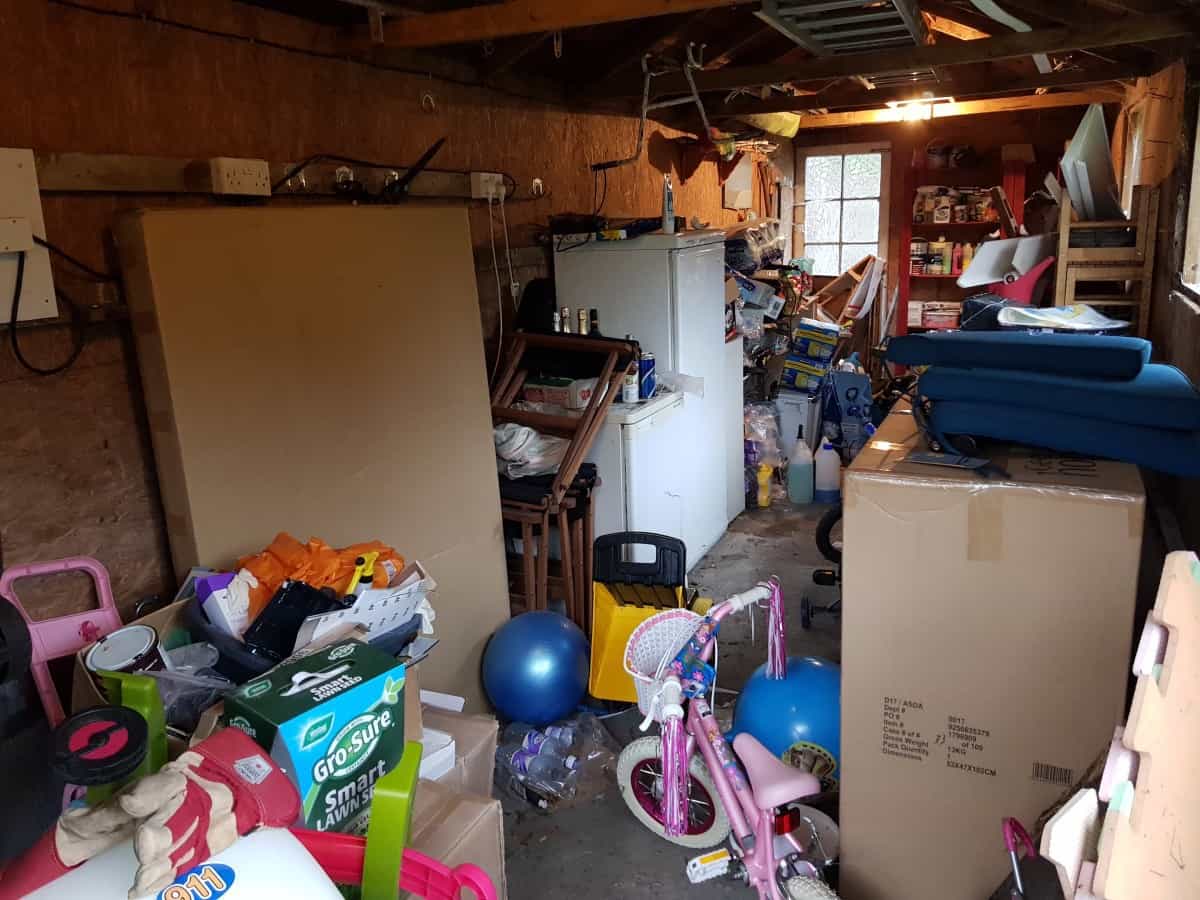 Decluttering our Shed with Clearabee