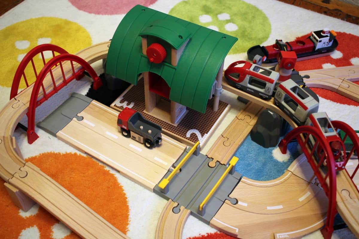 brio deluxe train set