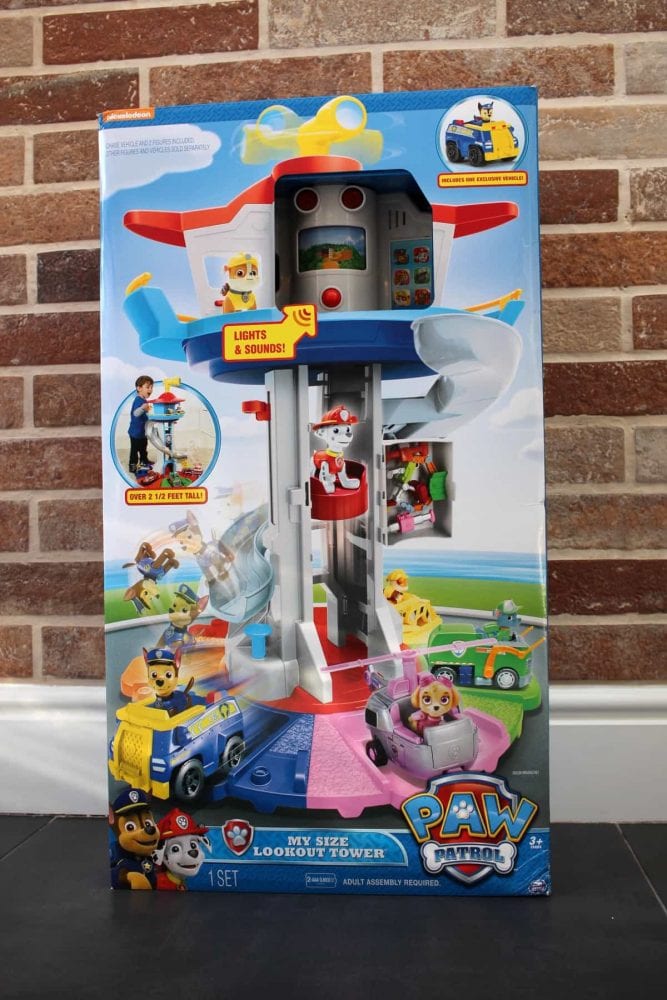 paw patrol my size lookout tower cars