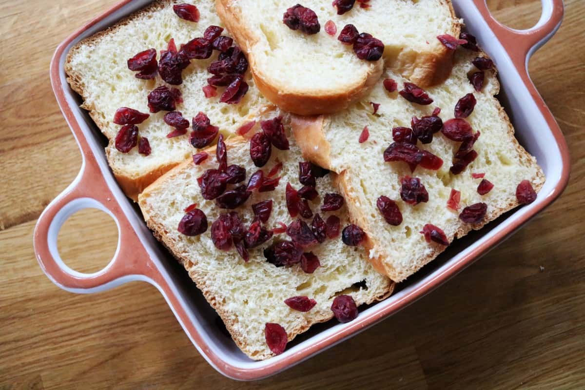 Festive Brioche Bread And Butter Pudding What The Redhead Said