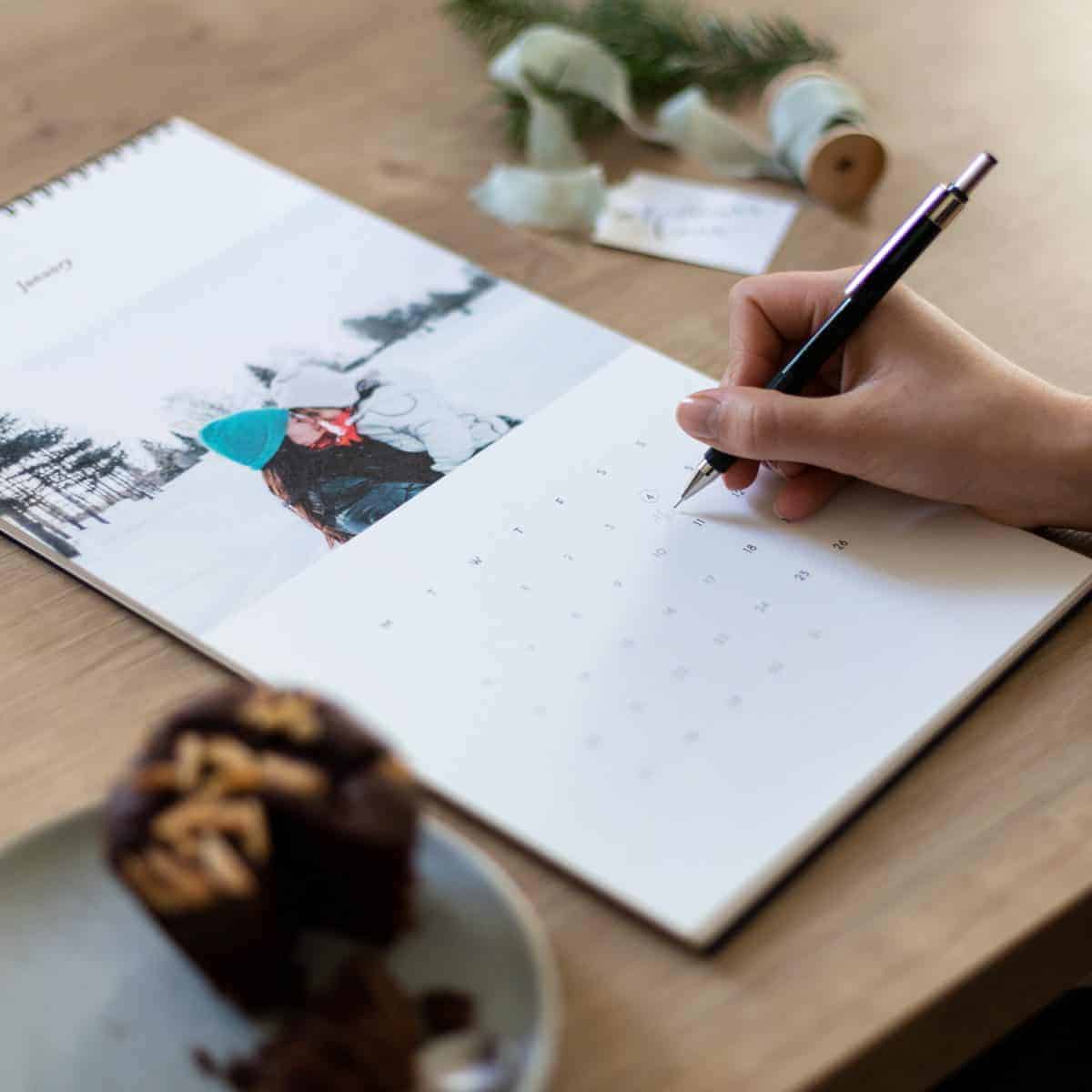 personalised photo calendar from Rosemood