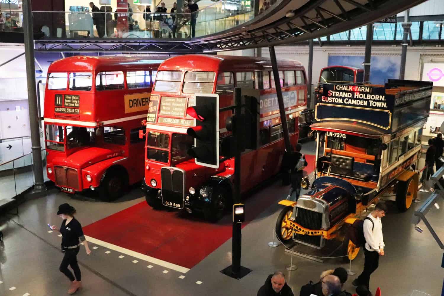 Our first visit to the London Transport Museum