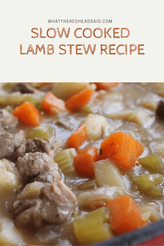 Slow Cooked Lamb Stew Recipe