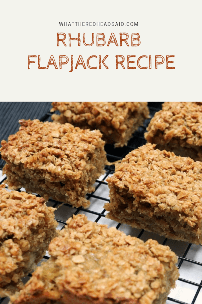 Rhubarb Flapjack Recipe