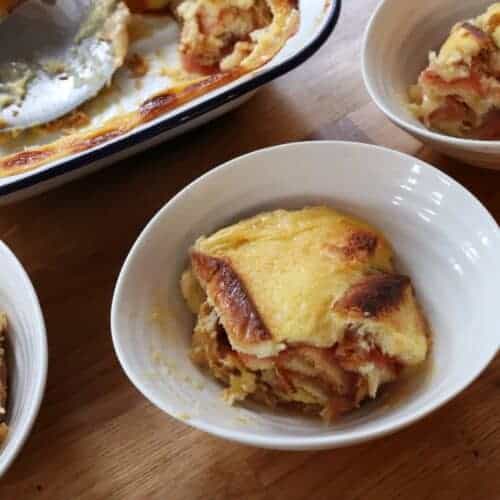 Bread and Butter Pudding with Jam What the Redhead said Bread and Butter Pudding with Jam What the Redhead said