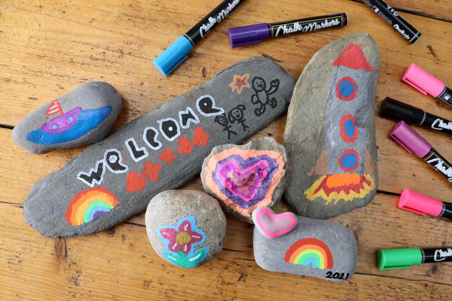 Rock Painting Ideas to Get You Started! - Chalkola - Chalkola Art