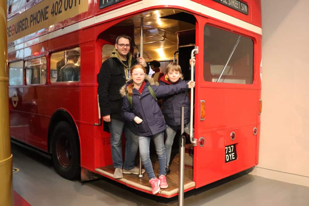 Things to do at London Transport Museum for Kids