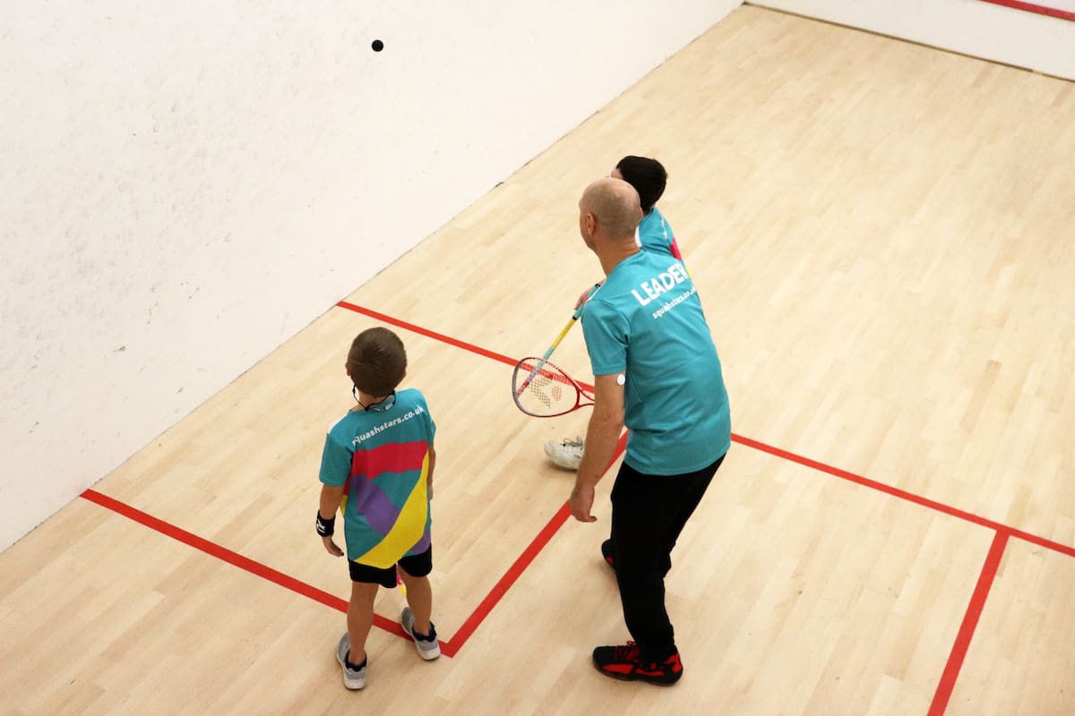 Playing Squash for the First Time with Squash Stars 