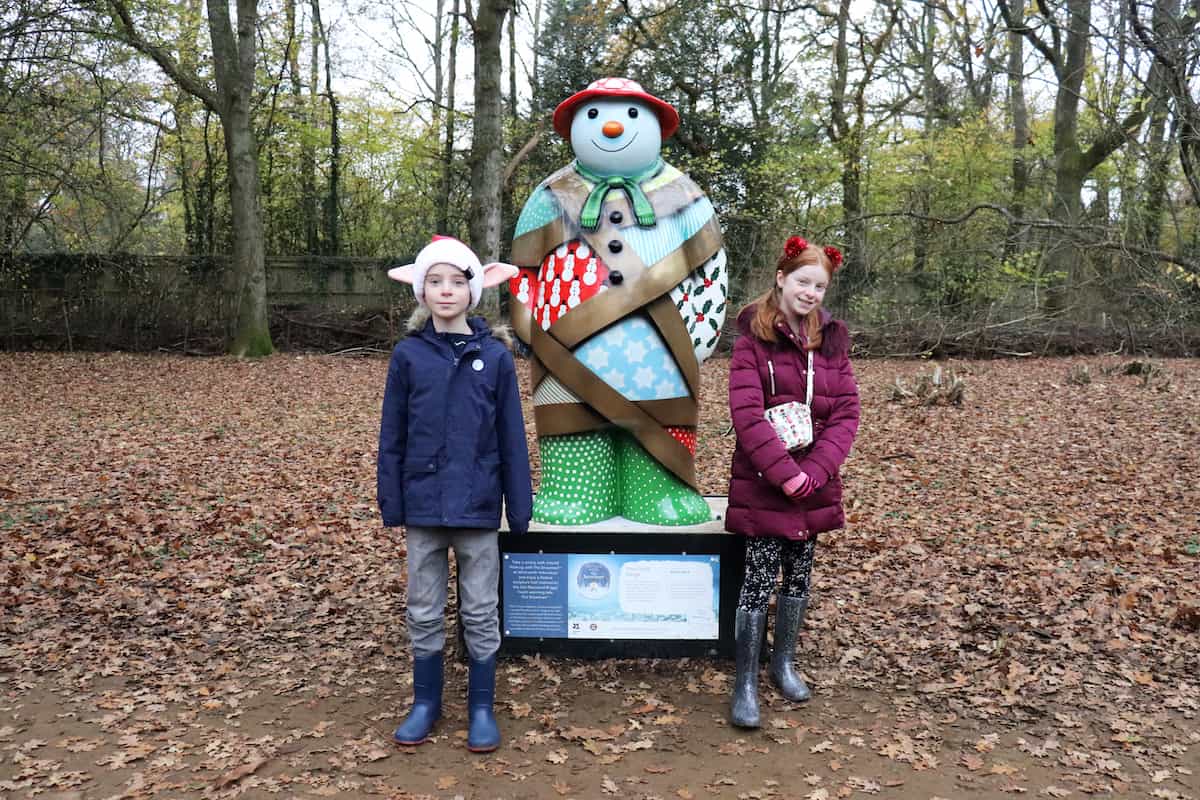 Walking with the Snowman at Winkworth Arboretum National Trust