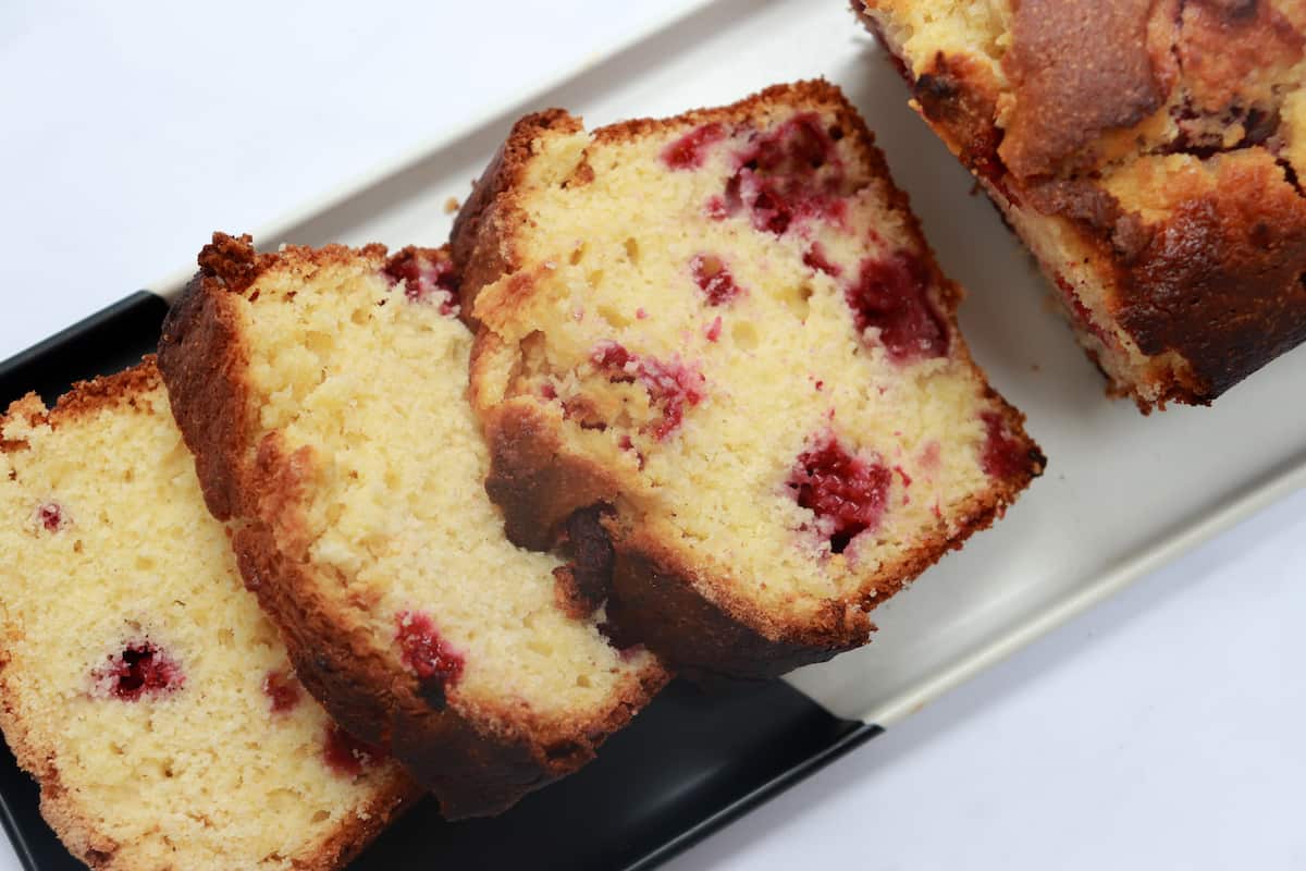 Lemon and Raspberry Loaf Cake Recipe