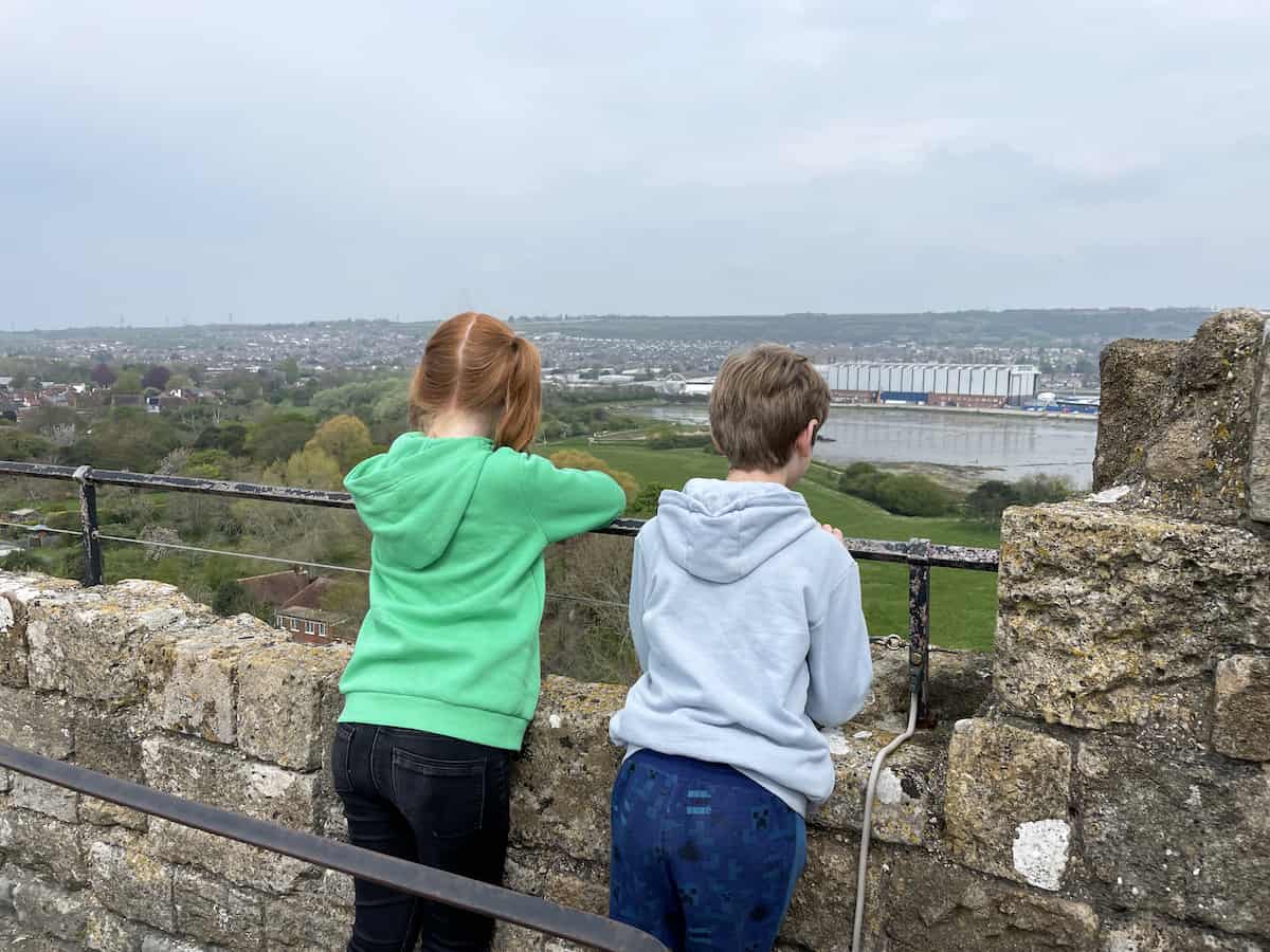 Visiting Portchester Castle {English Heritage}
