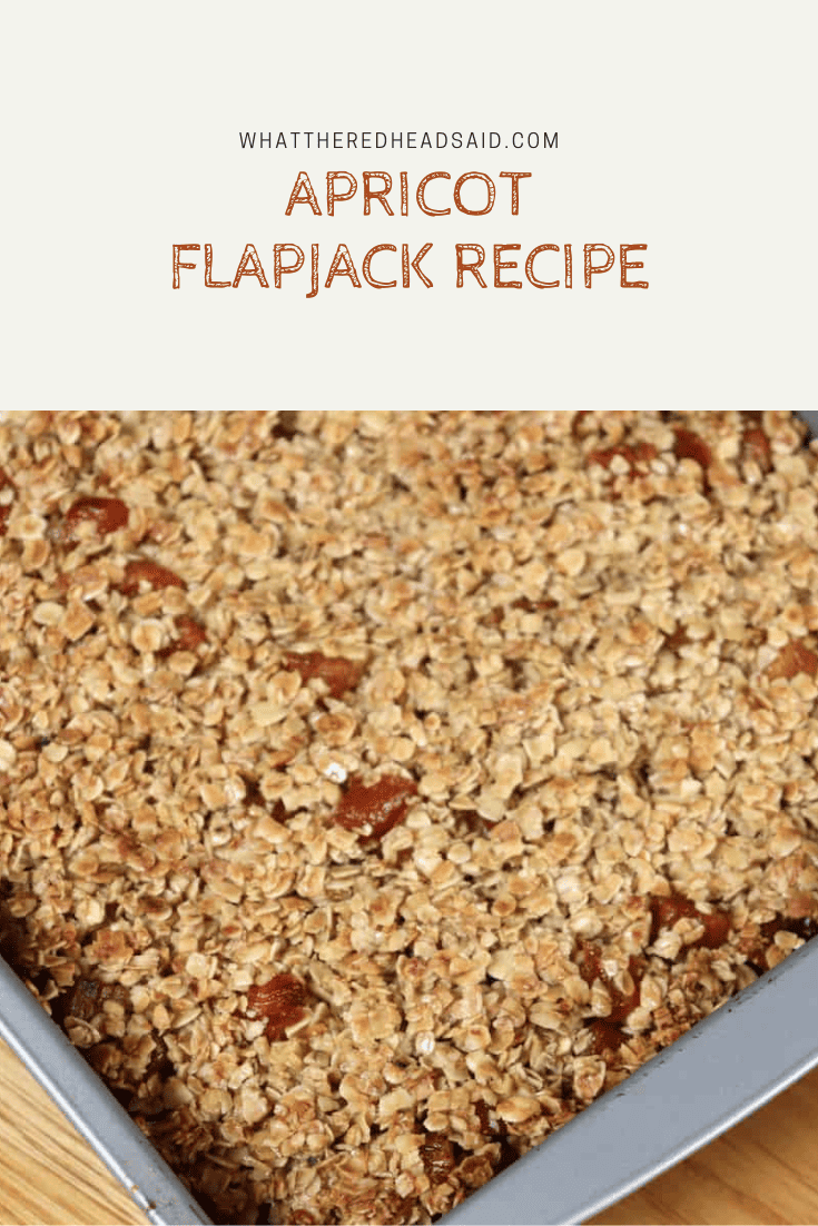 Super Easy Apricot Flapjack Recipe