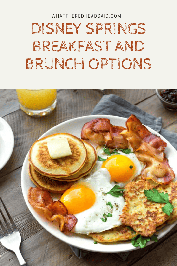 Disney Springs Breakfast and Brunch Options